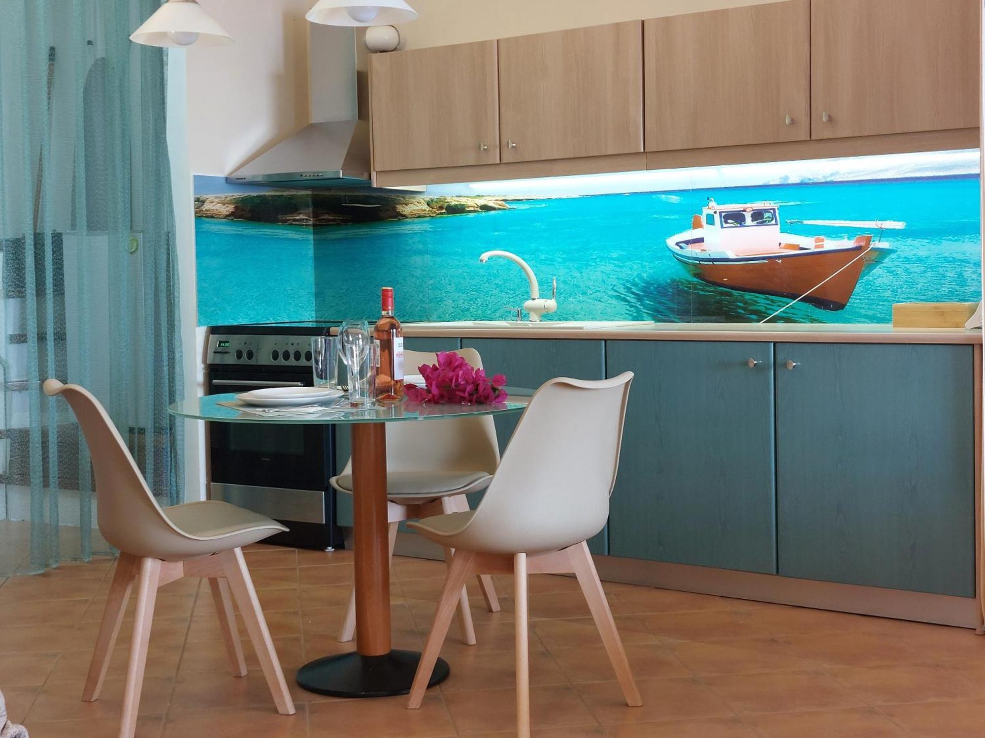 Horizon Studios With Sea View - Free Parking Глосса Екстер'єр фото